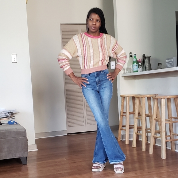 FREE PEOPLE "Sweet Child Combo" Sweater - Picture 15 of 16